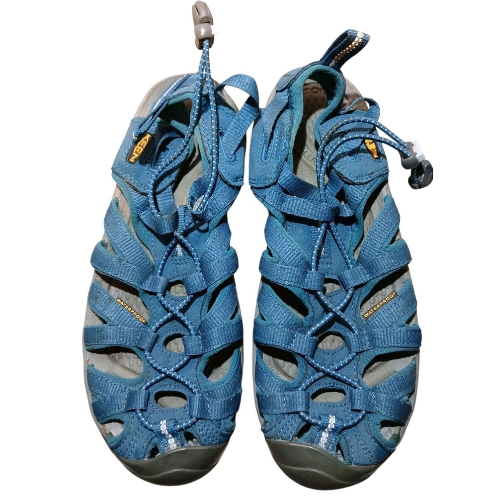 KEEN Women's Size 8 Whisper Sandals‎ Waterproof Teal 1022810 #1202